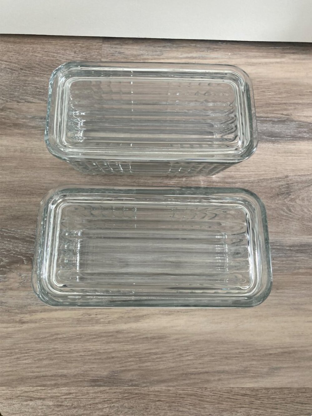 Anchor Hocking Bake n' Keep 5-cup glass bakeware & food storage - Vintage
